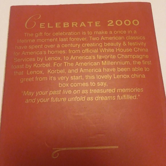 Lenox Celebrate 2000 Collectors Item - Picture 2 of 8